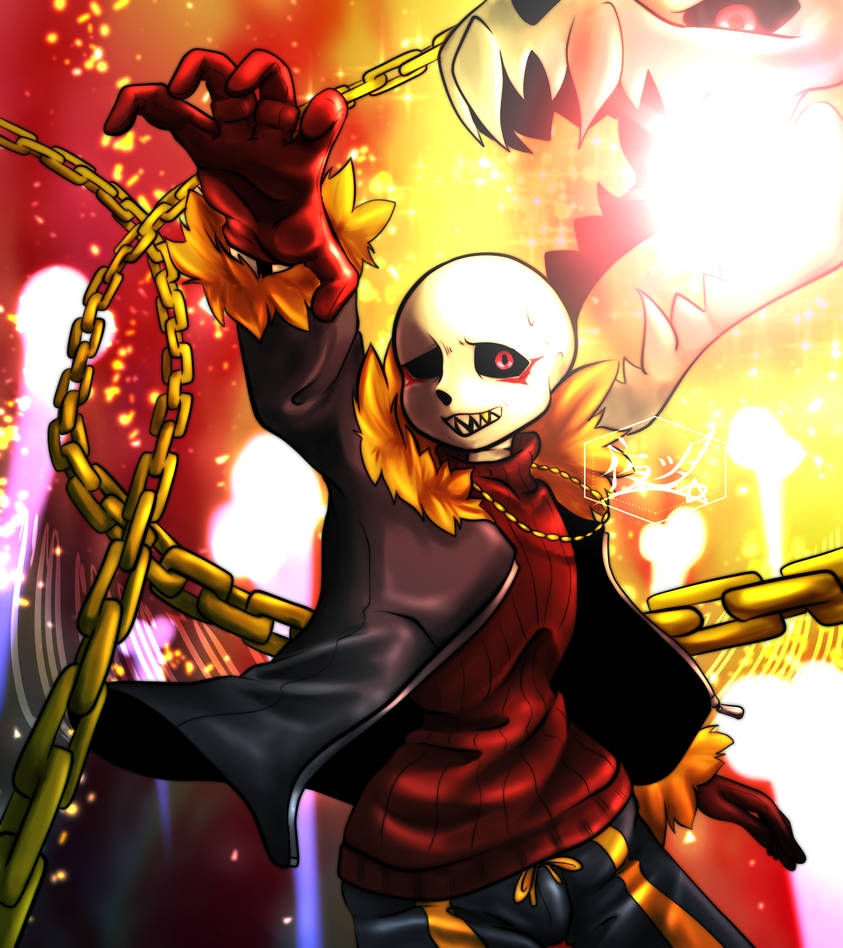 Underfell Underfell Sans by YadukiShorai on DeviantArt