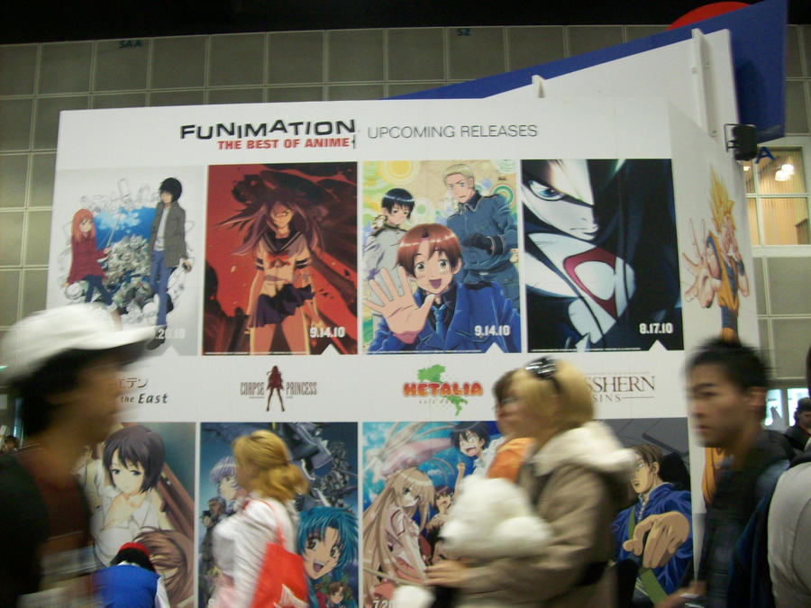 Funimation Booth Funimation Advertisements by deviantheartless on DeviantArt