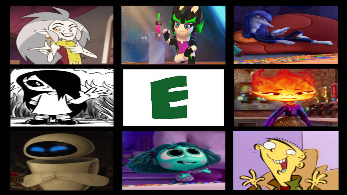 My Favourite Letter E Characters by MarieUWU395 on DeviantArt