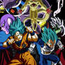 Goku Vegeta and Enemies in DBS