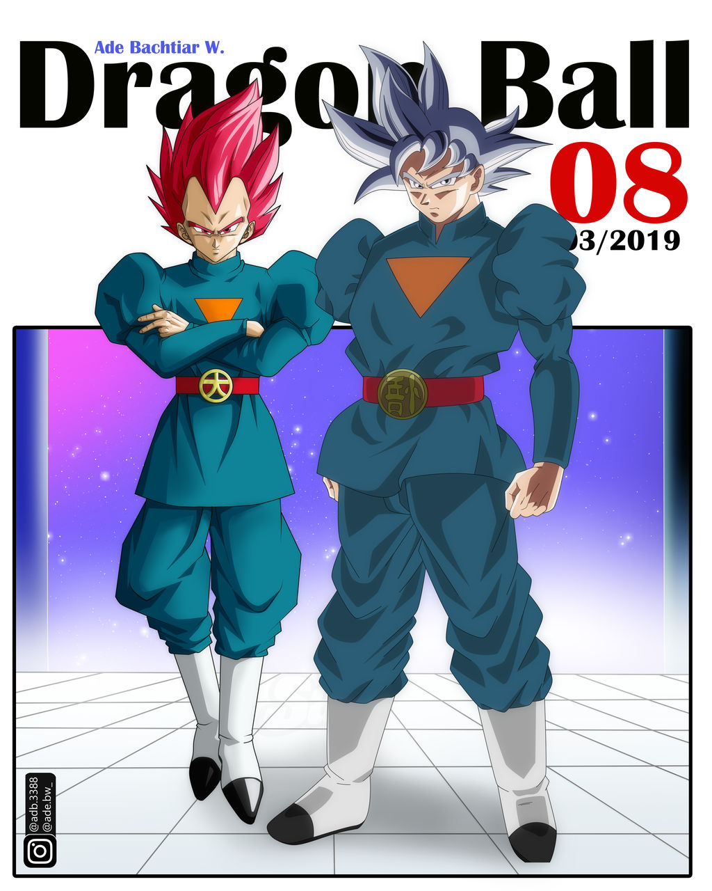 Vegeta SSJ2 (Universo 7)  Vegeta, Dragon ball super art, Goku