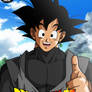 Goku cosplaying Black