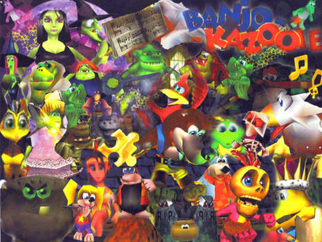 Banjo Kazooie Collage