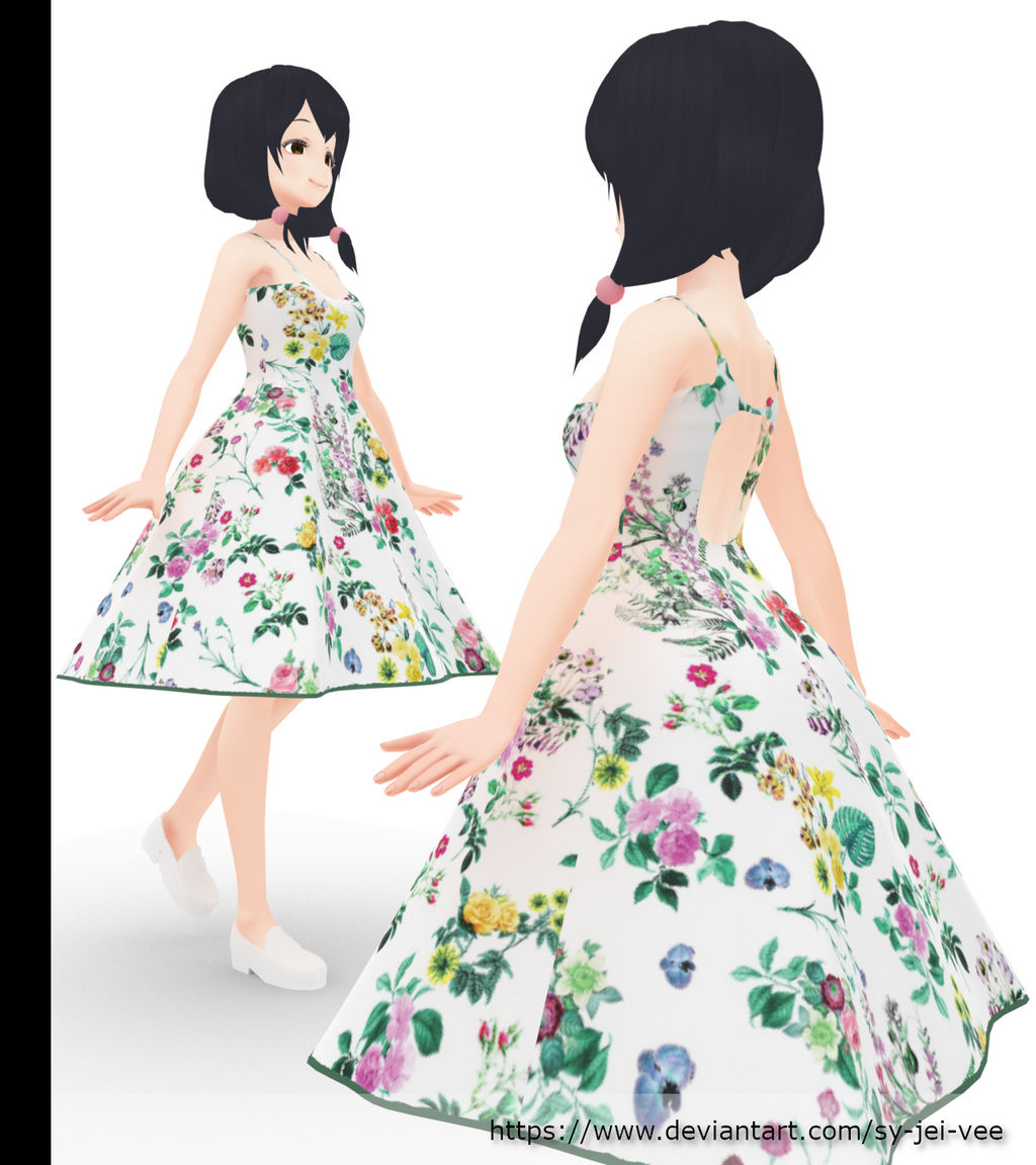 MMD - Spring Dress by Sy-Jei-Vee on DeviantArt