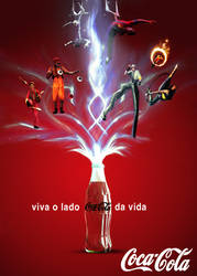 Viva o lado Coca-Cola