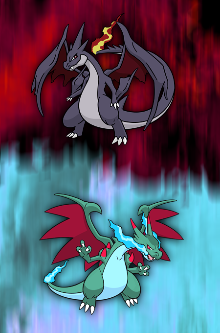 Charizard And Mega Charizard Y by Frie-Ice on DeviantArt