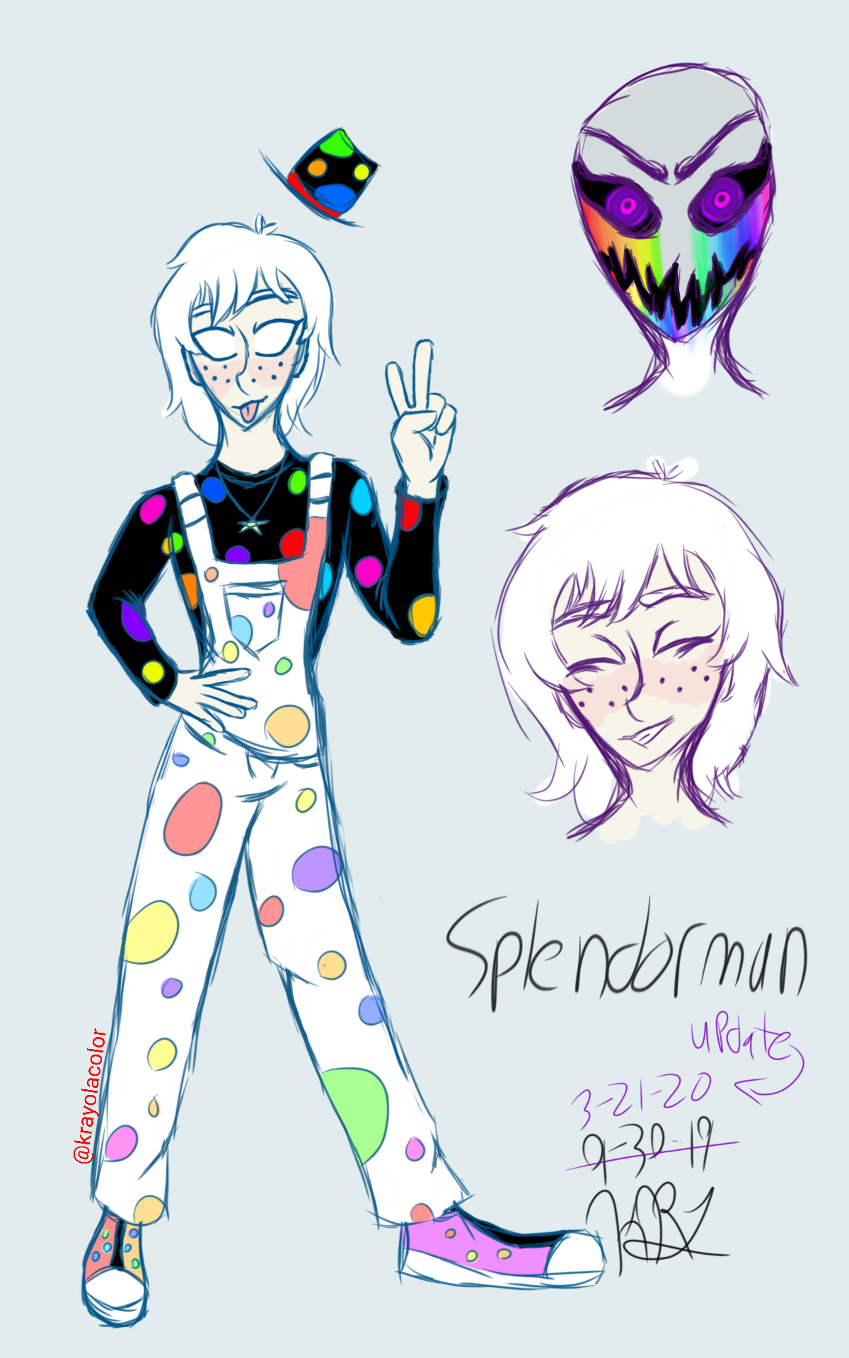 Splendamin Splendorman (askblog design) by Krayolacolor on DeviantArt