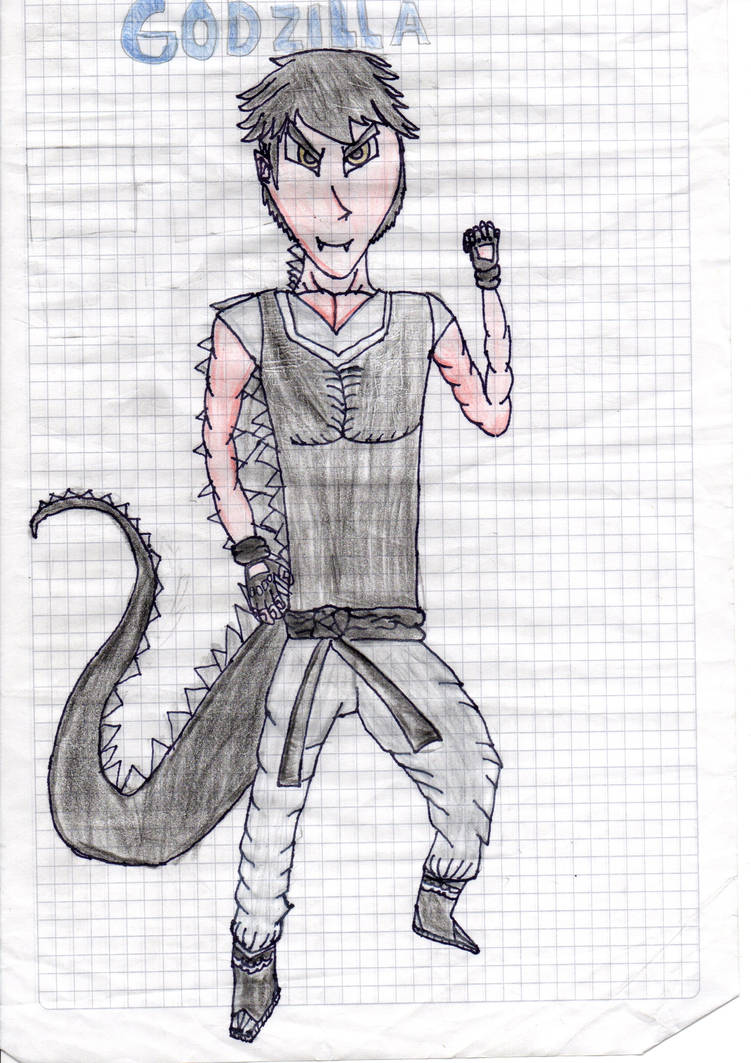 Humanized Godzilla Godzilla humanizado by thenintedodimension on DeviantArt