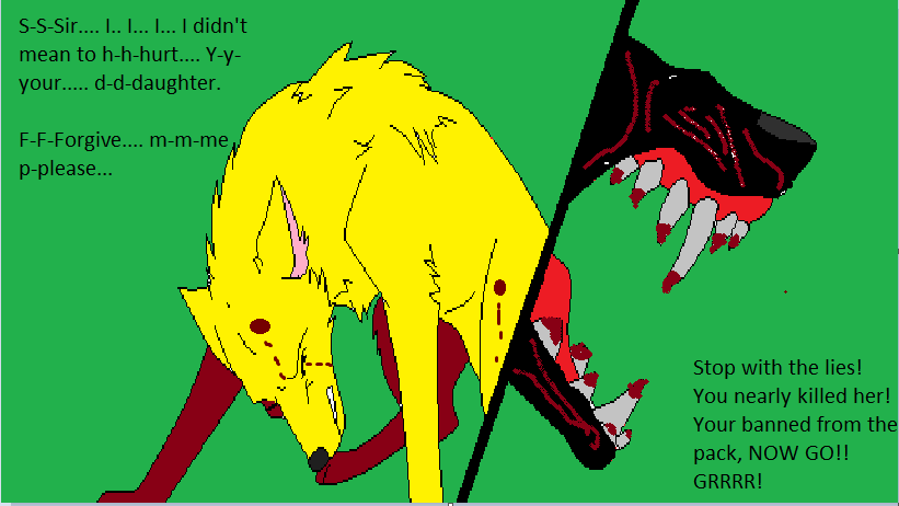 Wolf Base 5 by ElectricityHasPower on DeviantArt