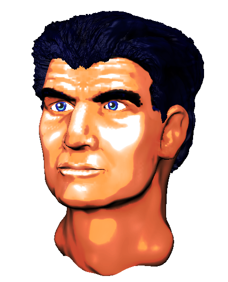 Wing Commander: Unfinished Blue Hair 3D Blair