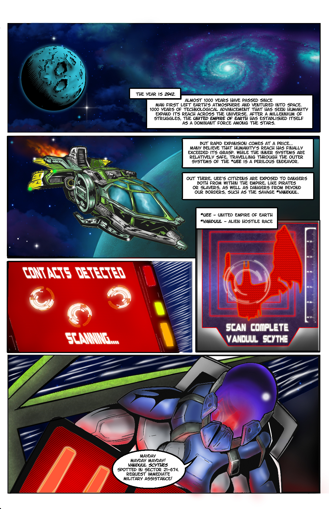 Page 1 - Hunter WebComic