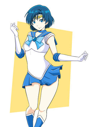 Sailor Mercury Cell Shade by revista-paradoja Sailor Mercury Cell Shade by revista-paradoja