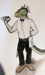 Argonian butler