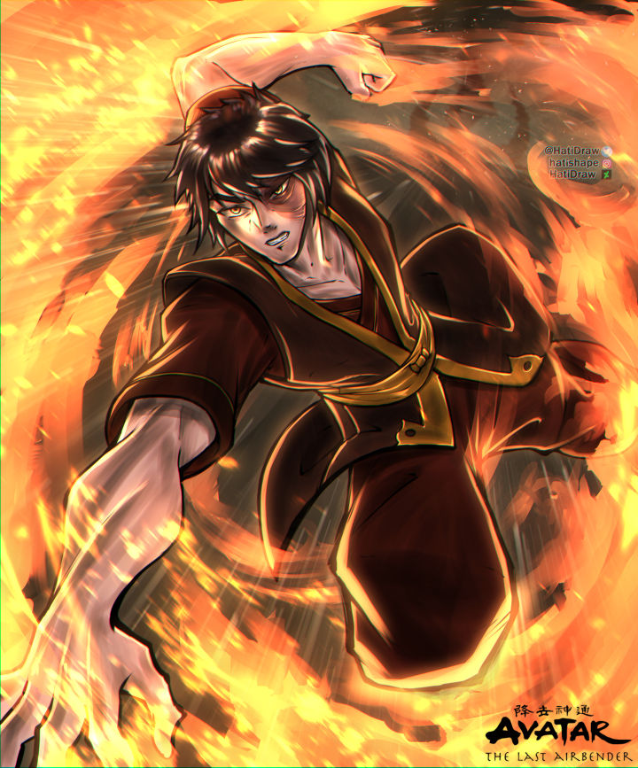 Prince Zuko Rage Prince Zuko by HatiDraw on DeviantArt