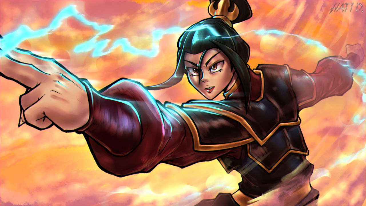 Azula With Azula by HatiDraw on DeviantArt