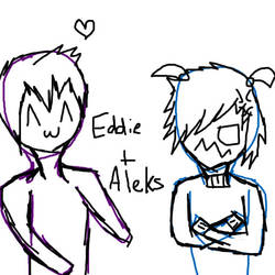 Eddie and Aleks lineart