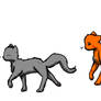 Fireheart and Cinderpaw