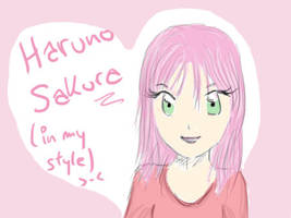 Haruno Sakura in my style