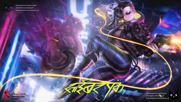 Female V | Cyberpunk 2077 Fanart