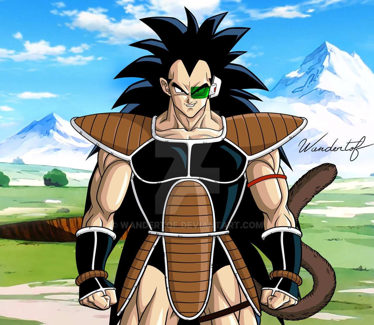 Raditz by wandertof on DeviantArt