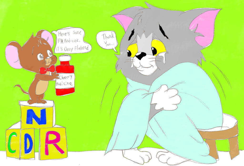 Little Tom n Jerry during Flu Season by CartoonLovingFeline on DeviantArt