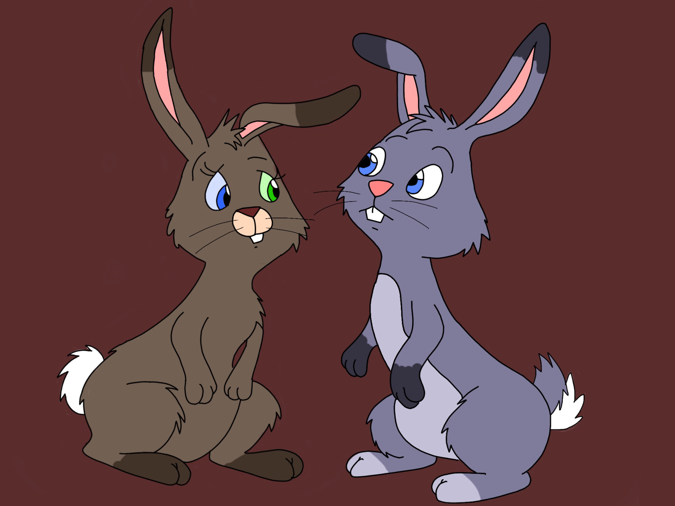 Rabbit Parents for ArtDexo2000 by CartoonLovingFeline on DeviantArt