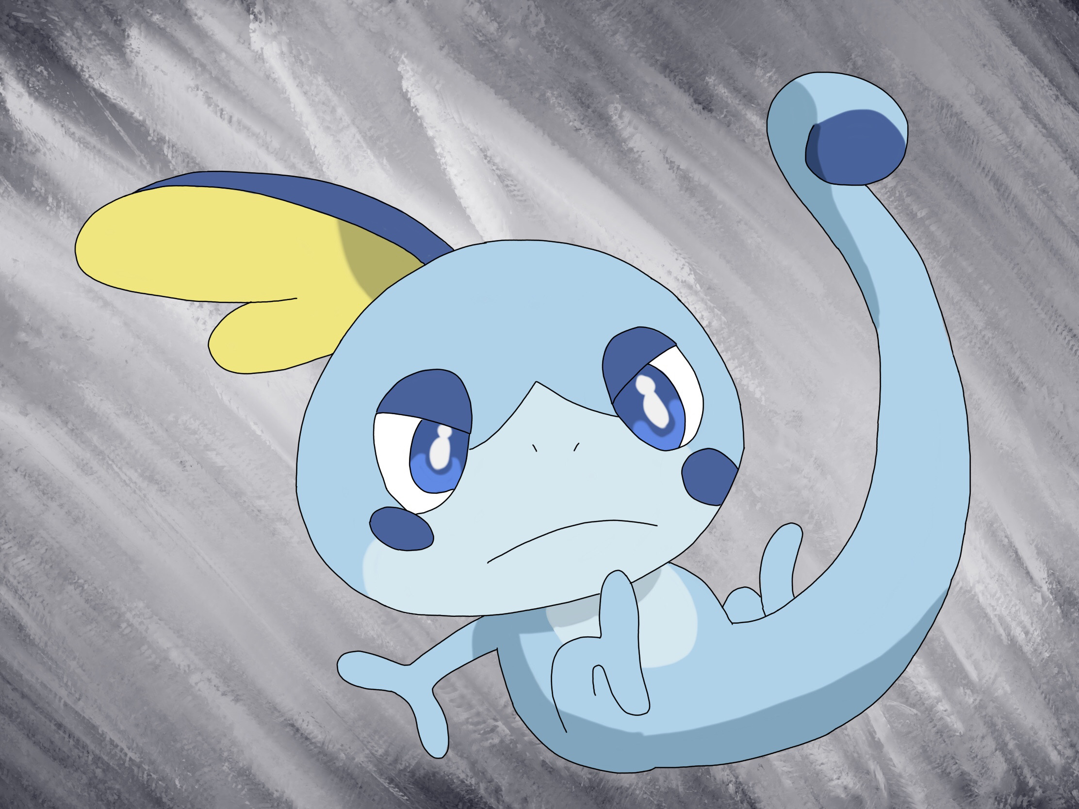 Sobble uses Slam by CartoonLovingFeline on DeviantArt