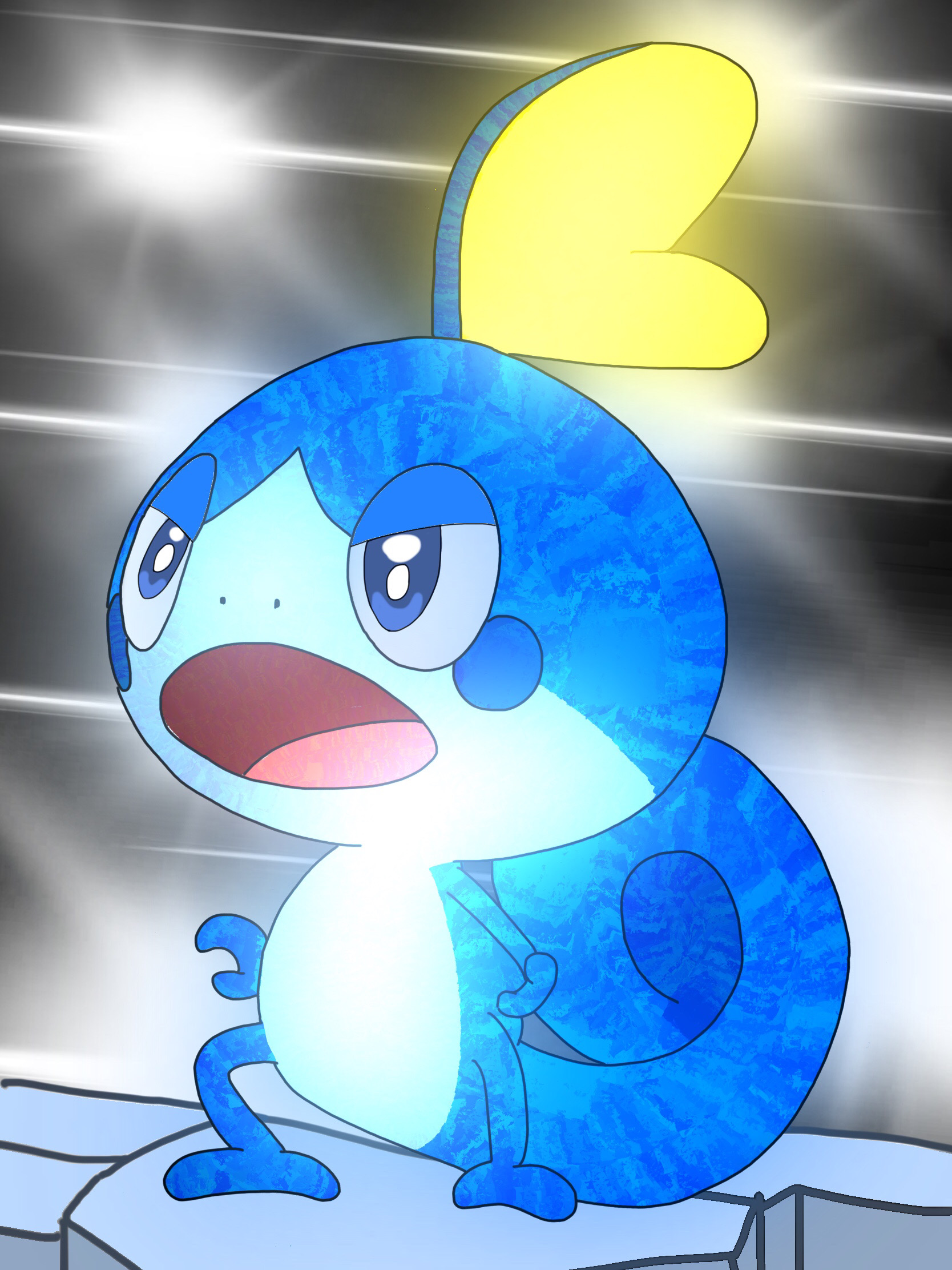 Sobble is Terastalizing by CartoonLovingFeline on DeviantArt