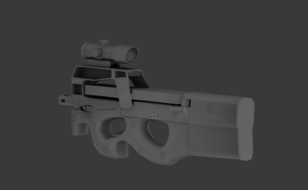 scp:cb guard/mtf P90 by Mirocaine on DeviantArt