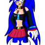 Riria as the Blue Female Sonic