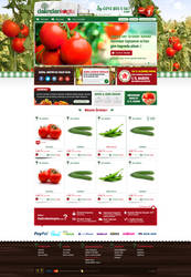 vegetables web design