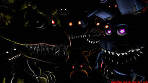 The Nightmares Begin FNAF4 Poster Mockup By Nictrain123 On the-nightmares-begin-fnaf4-poster-mockup-by-nictrain123-on