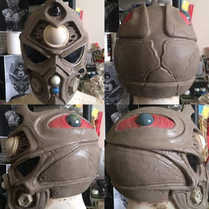 Guyver WED clay mask sculpt