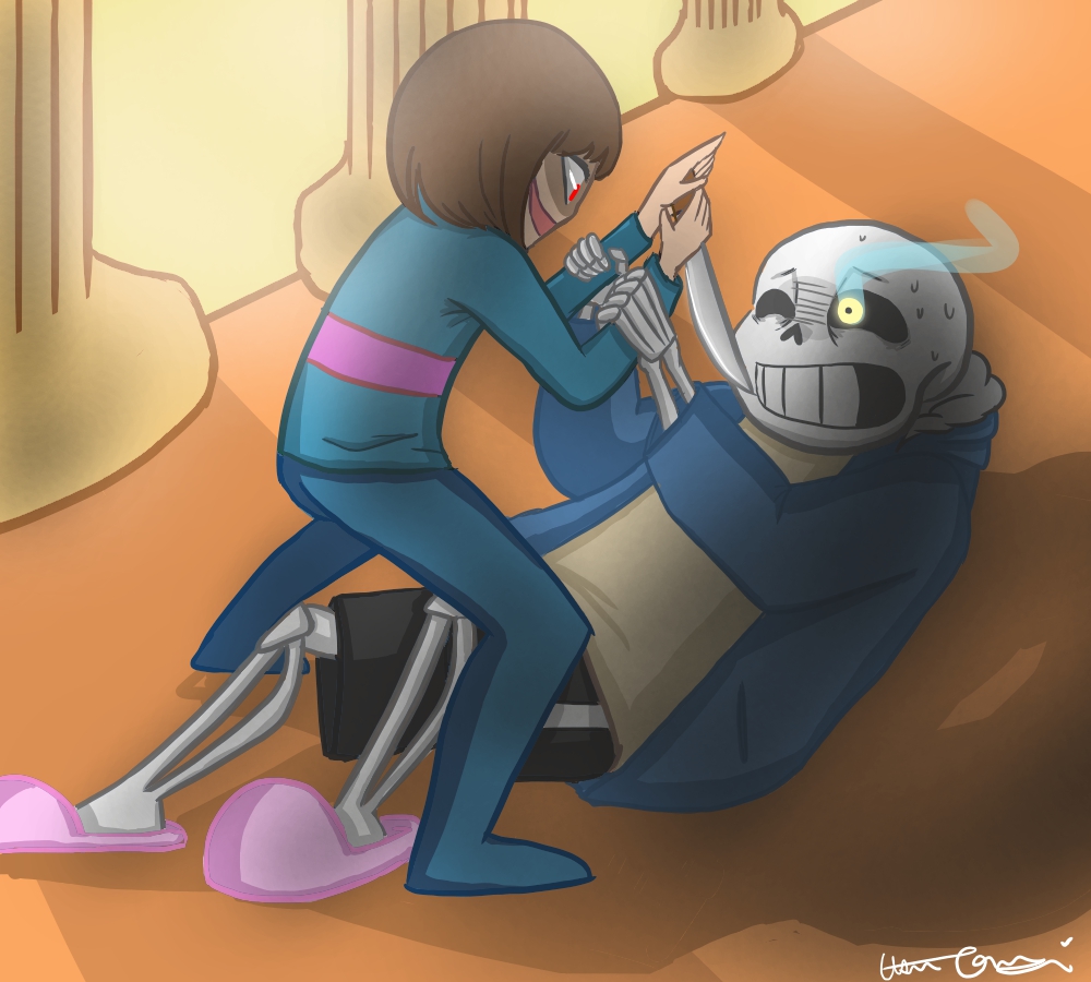 Chara And Sans Fighting By Ltsumi On Deviantart Chara And Sans Fighting By Ltsumi On Deviantart