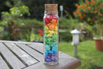 Paperstars in a bottle by bottle-of-stuff