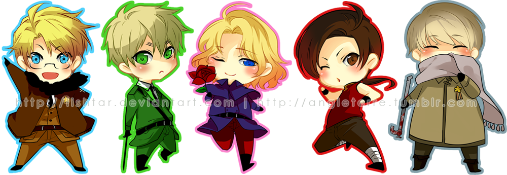 Chibi Allied Forces by lishtar