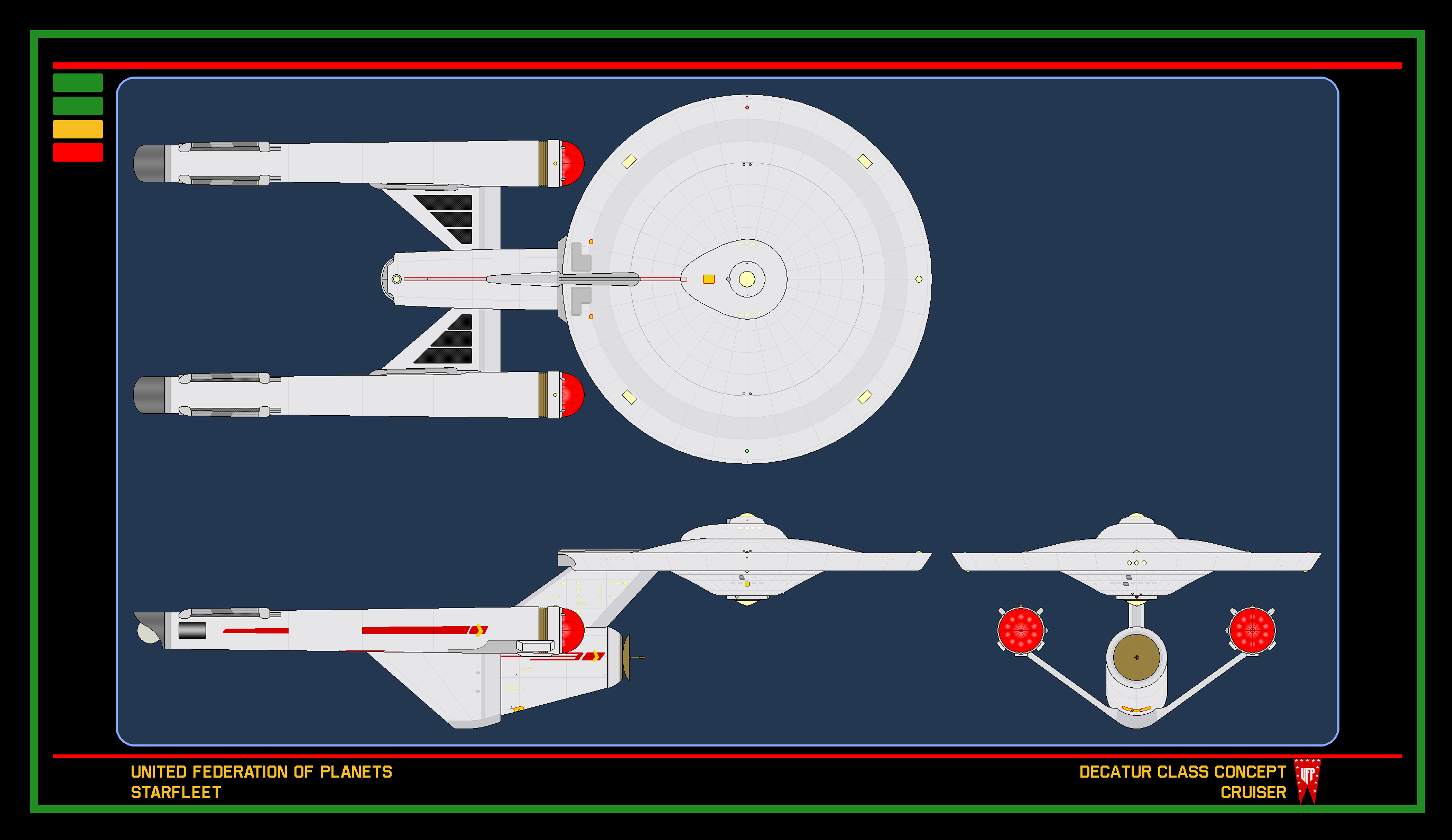 Uss Decatur Insignia Cruiser - USS Decatur NCC-2500 Concept by StarfleetShipyards on DeviantArt