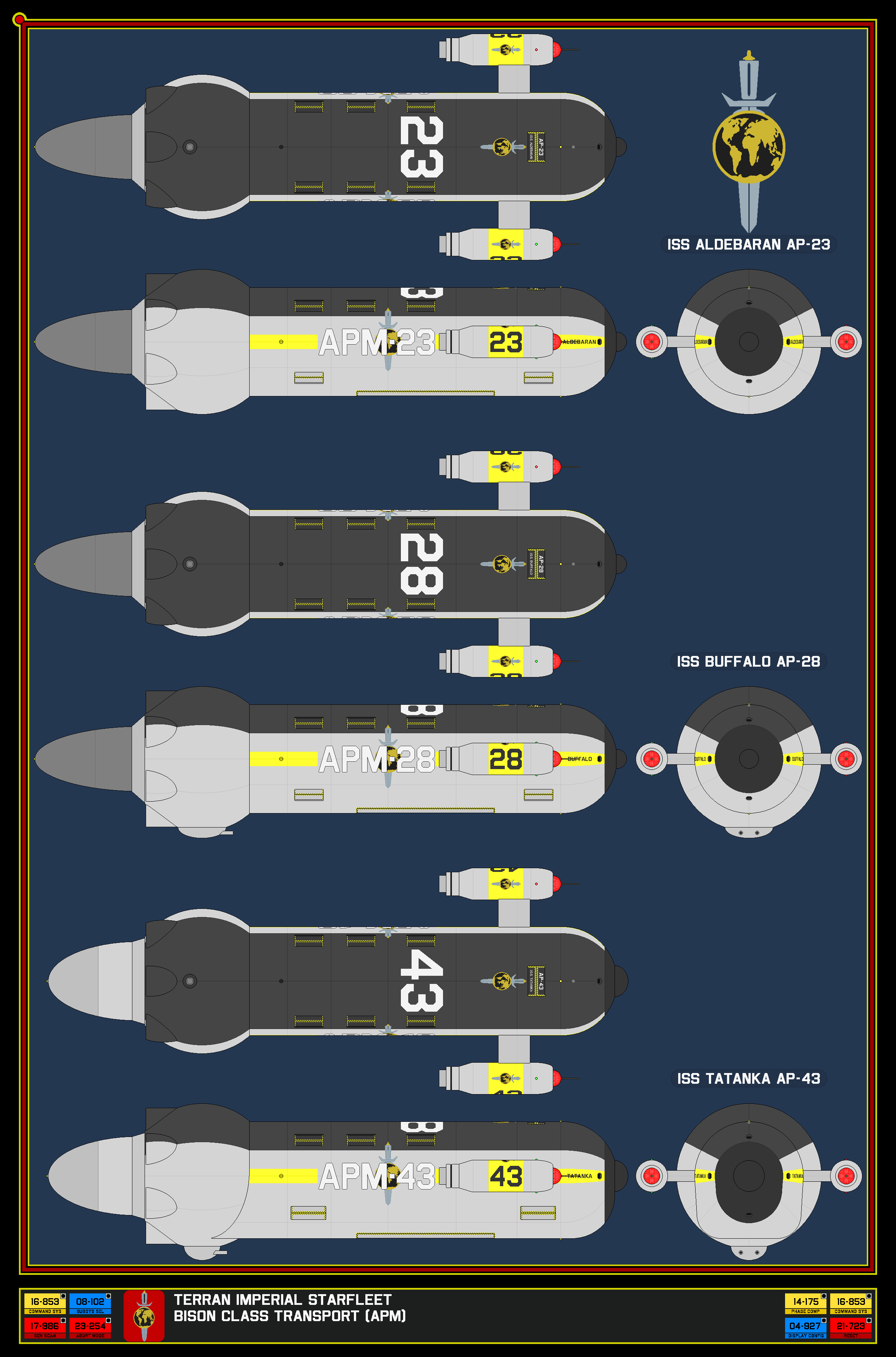 Besson Class Transport Transport - Bison Class by StarfleetShipyards on DeviantArt