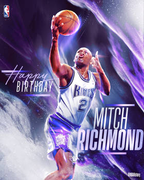 NBA - Mitch Richmond Birthday Graphic