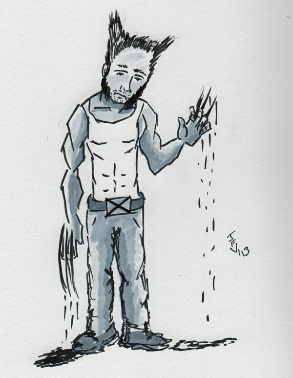 Distraught Wolverine Sad Wolverine by Fitzufilms on DeviantArt