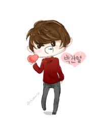 Chanyeol Chibi Sticker Sample