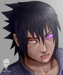 sasuke sharingan and rinnegan-by-nagaty