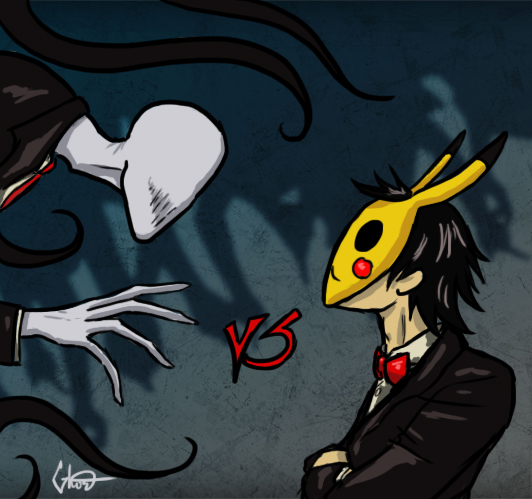 Slenderman vs CreepsMcPasta