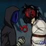 Eyeless Jack vs CreepyPastaJr