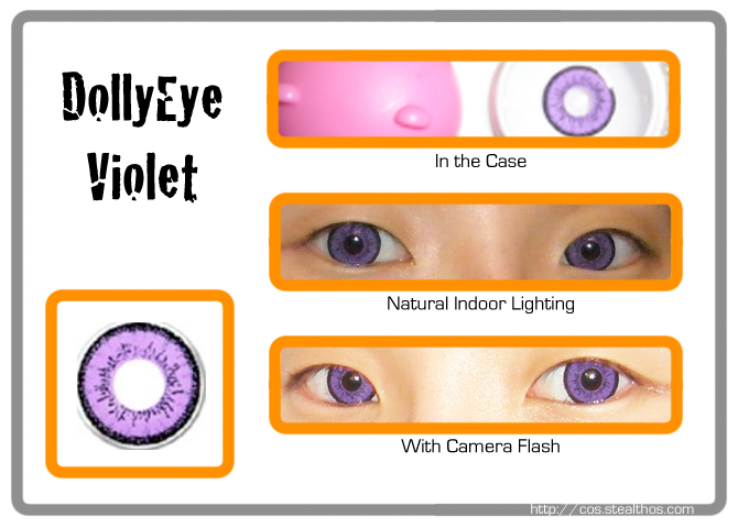 DollyEye Violet Lenses