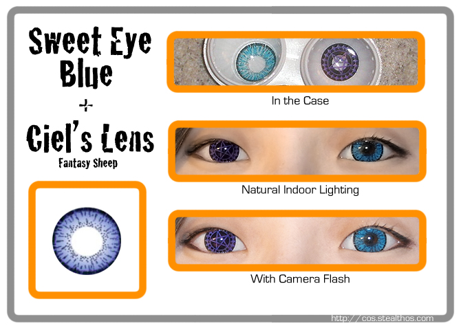 Sweet Eye Blue Ciel Contact Lenses By Stealthos Aurion On