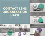 Tutorial: Super Easy Contact Lens Organization