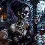 Mirelle Boneglass – Purple Lace by the Quiet Moon
