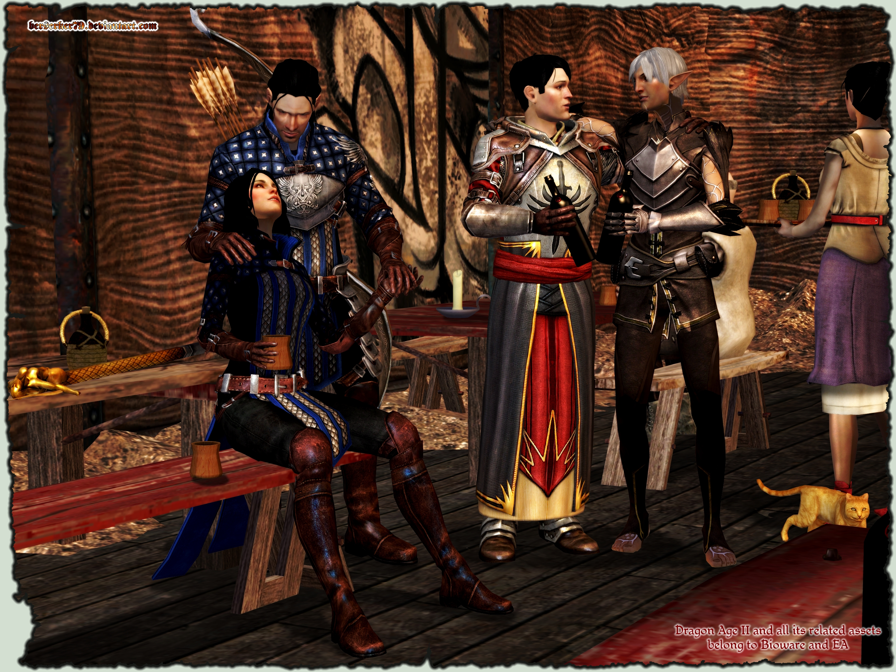 Dragon Age II: Twin Date at The Hanged Man