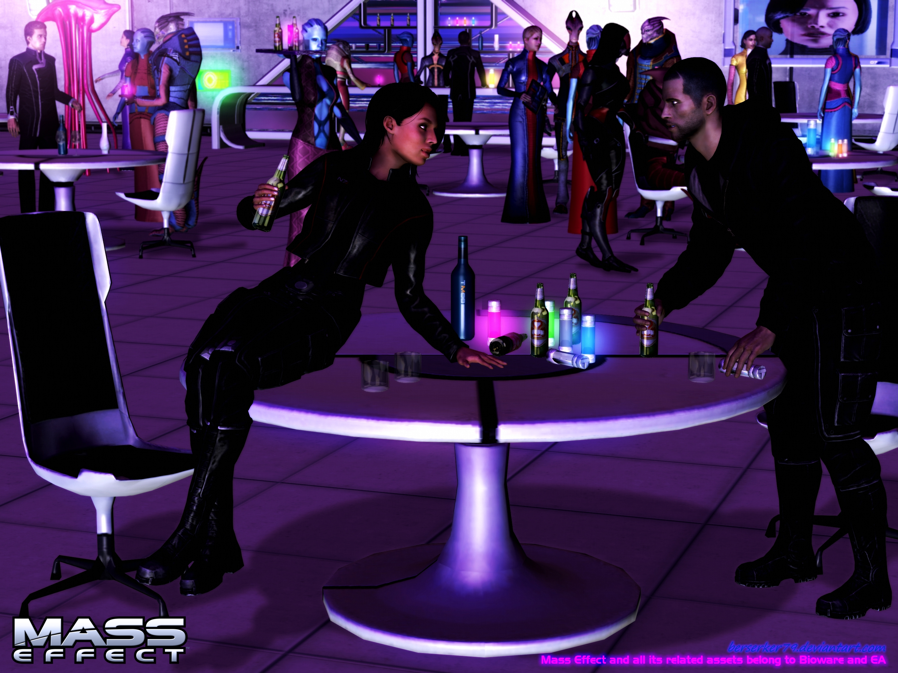 Mass Effect - RandR series: Drinking Contest